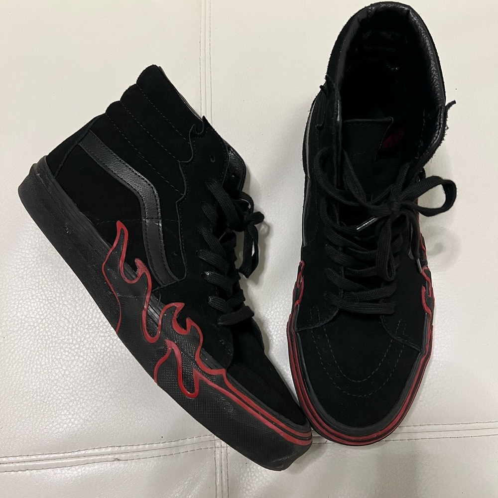 Men’s Vans Sk8 hi flame